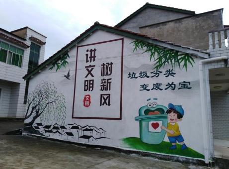 宁德墙绘是现在流行的墙体广告