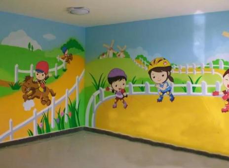 宁德幼儿园墙体彩绘制作流程及注意事项